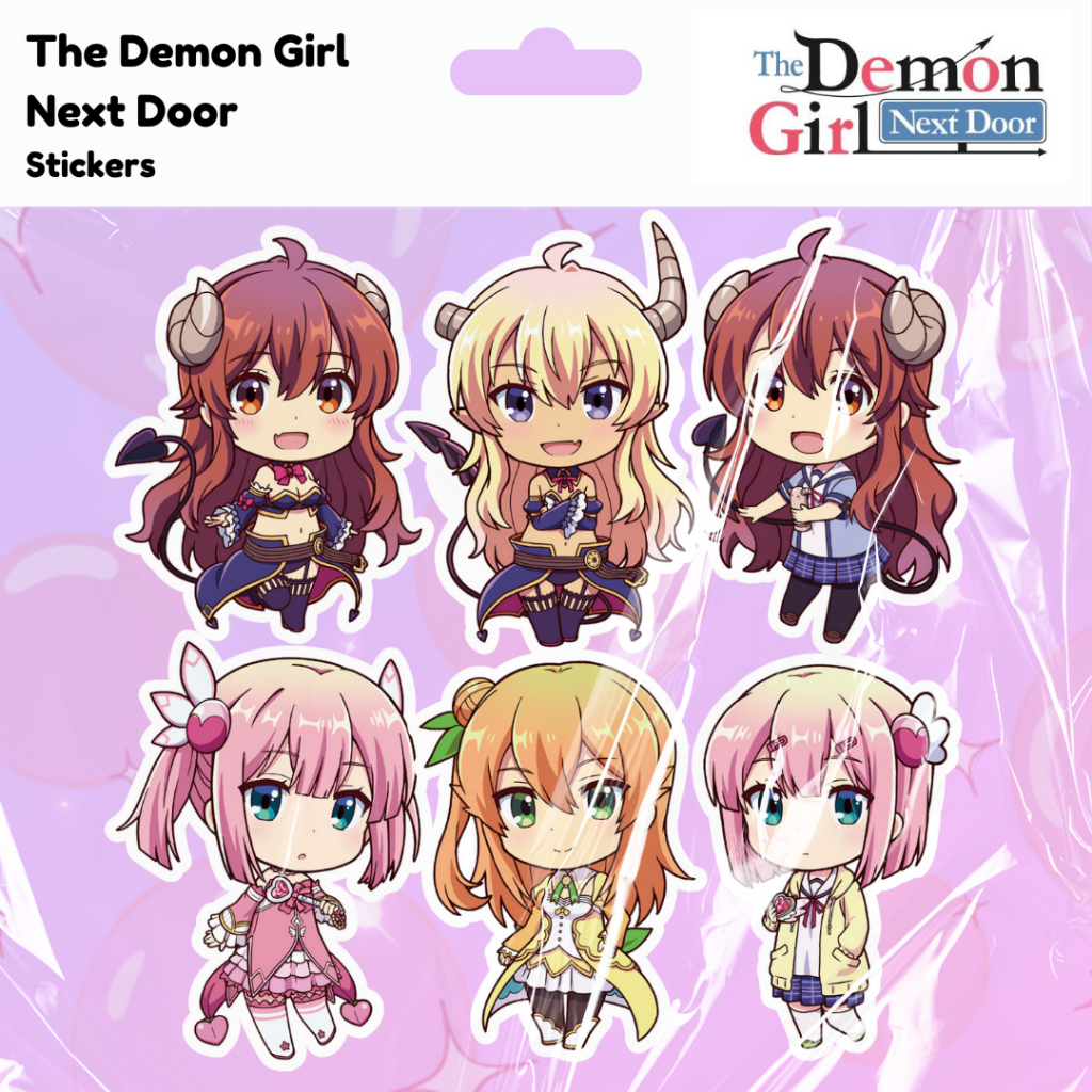 The Demon Girl Next Door [waterproof vinyl stickers] Anime/Manga