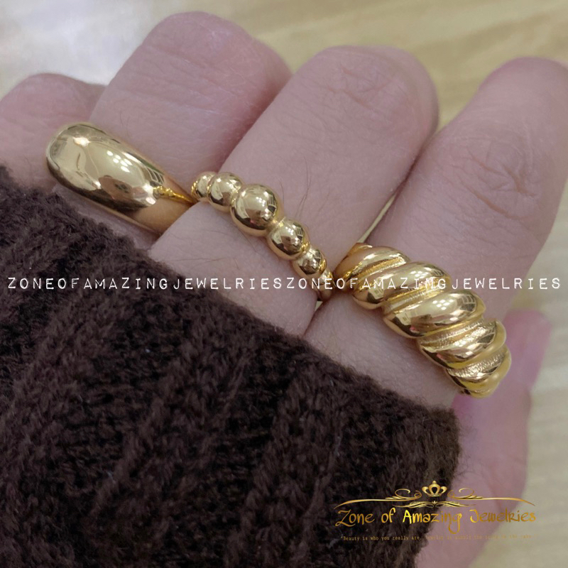 zoaj.ph Dome Ring, Bubble Ring, Croissant Ring Premium Quality ...