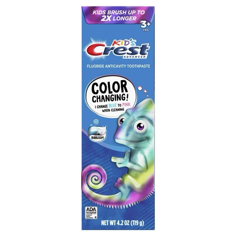 Crest Kids Advanced Toothpaste Bubblegum OR Strawberry Flavor Shopee
