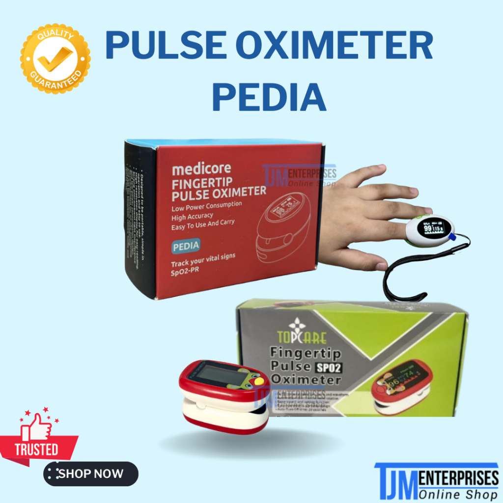 Pulse Oximeter PEDIA, Medicore & Topcare | Shopee Philippines