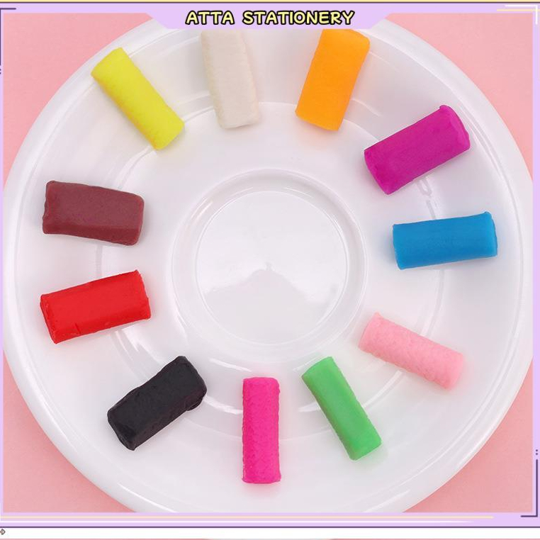 12 Colors Mini Super Light Clay Children Bouncing Clay Air Dry Clay ...