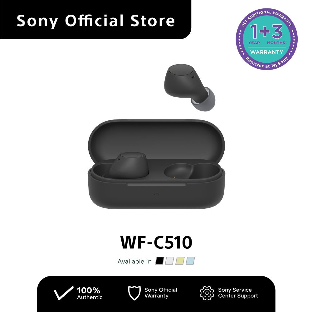 Sony WF-C510 / WF C510 Wireless Earbuds Bluetooth Earphones | Shopee ...