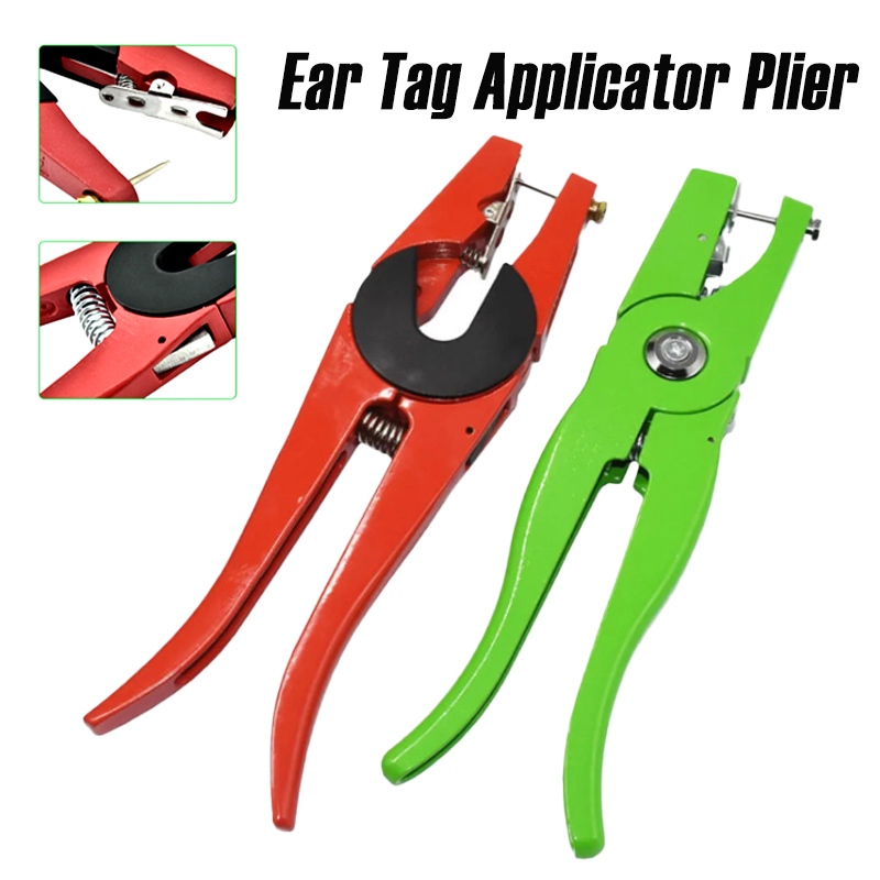Noref Ear Tag Plier,Ear Tagger,Animal Ear Tag Plier Applicator Puncher Tagger Tool For Livestock Pigs Sheep Goats Cattles Cows