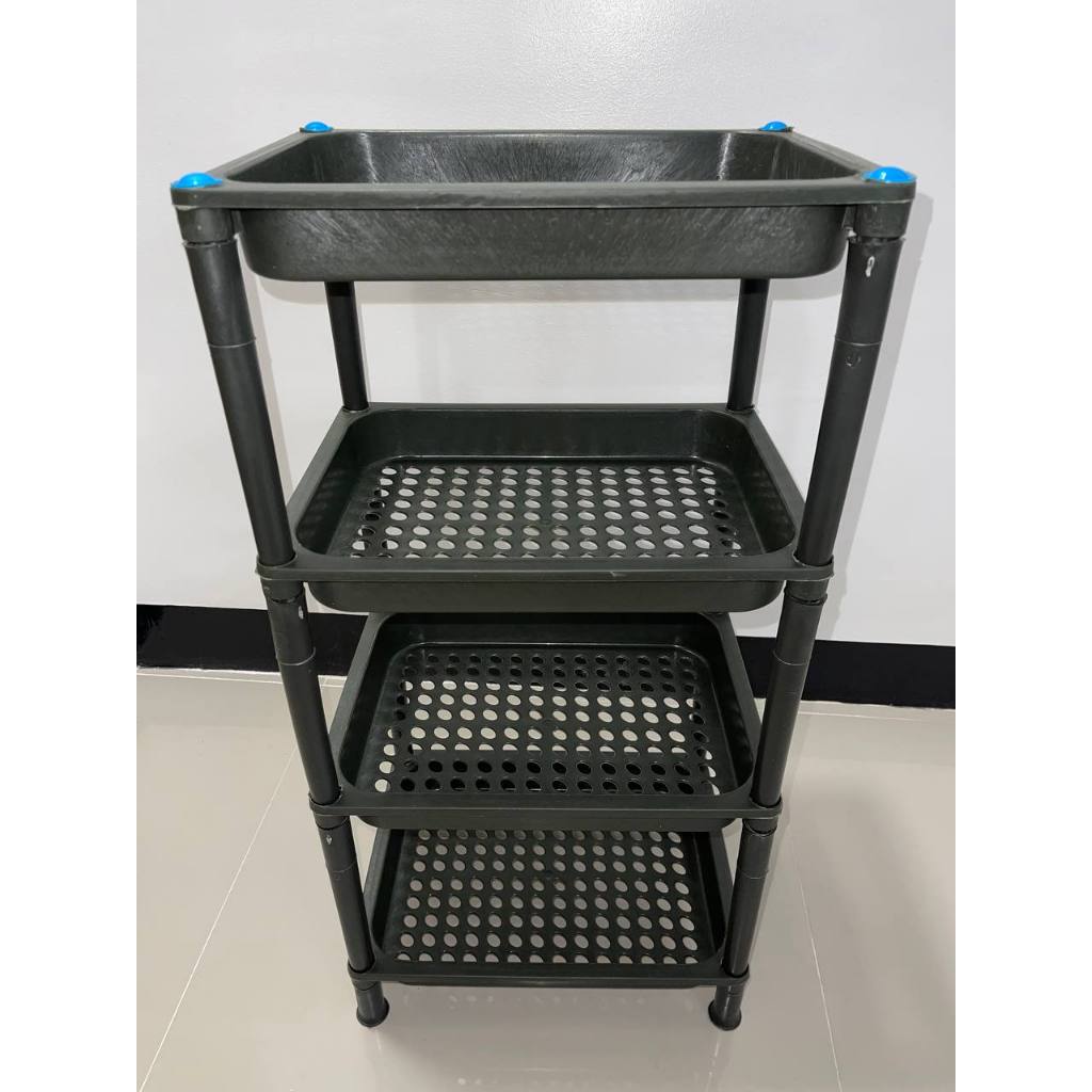 2 / 3 / 4 Layer square rack - kitchen food storage - fruit & vegetable ...