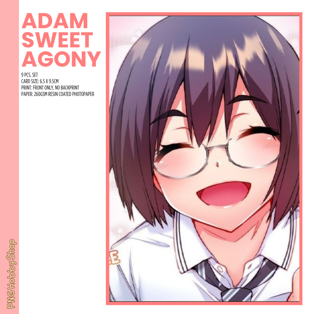 9PCS SET Adam's Sweet Agony Korean Manhwa Anime PNG Hobby