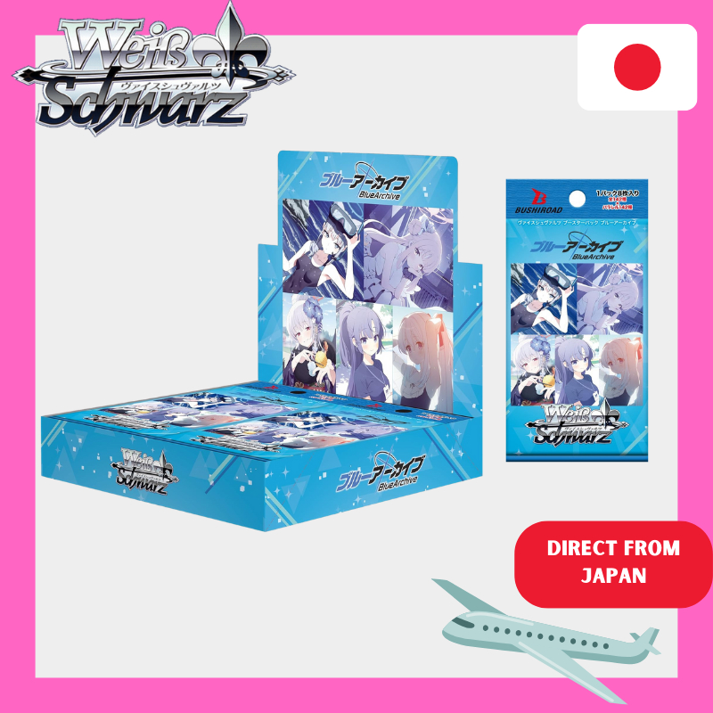 Weiss Schwarz TGC Booster Pack Blue Archive Japanese box with shrink  wrapped(Factory sealed) | Shopee Philippines