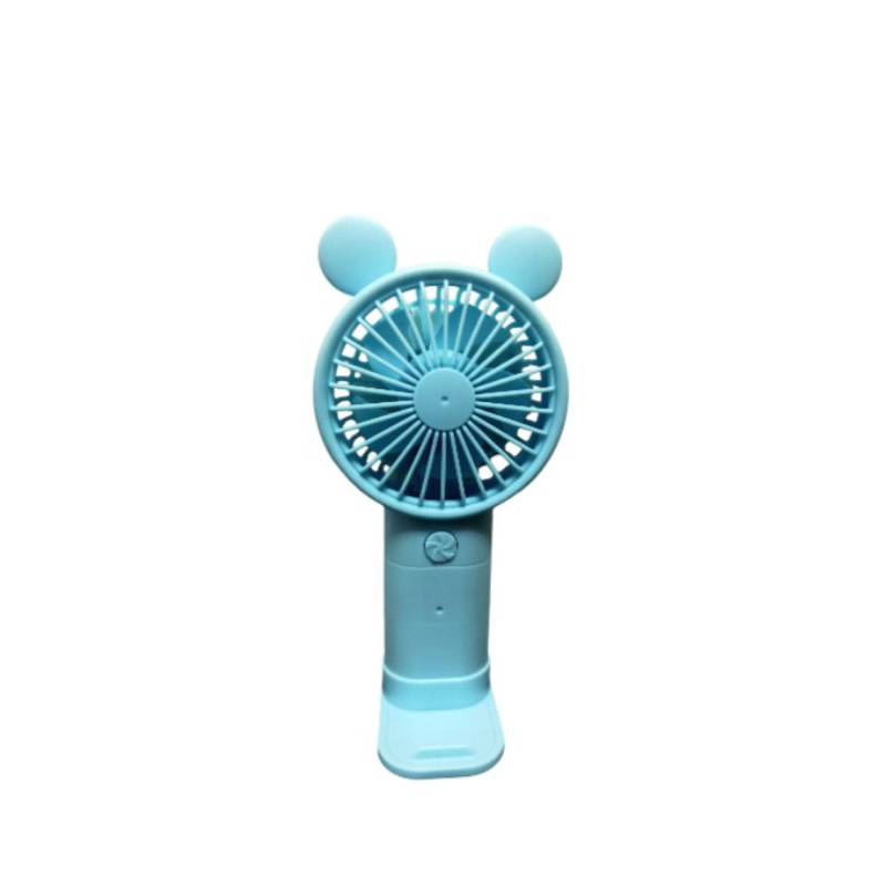 MICKEY MOUSE DESIGN HANDHELD RECHARGABLE FAN WITH STAND | Shopee ...