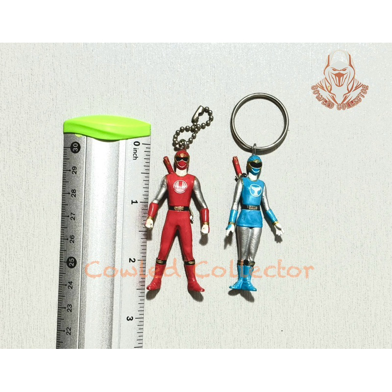 Power Rangers Ninja Storm 2.5 inches Key chain - set of 2 | Shopee ...