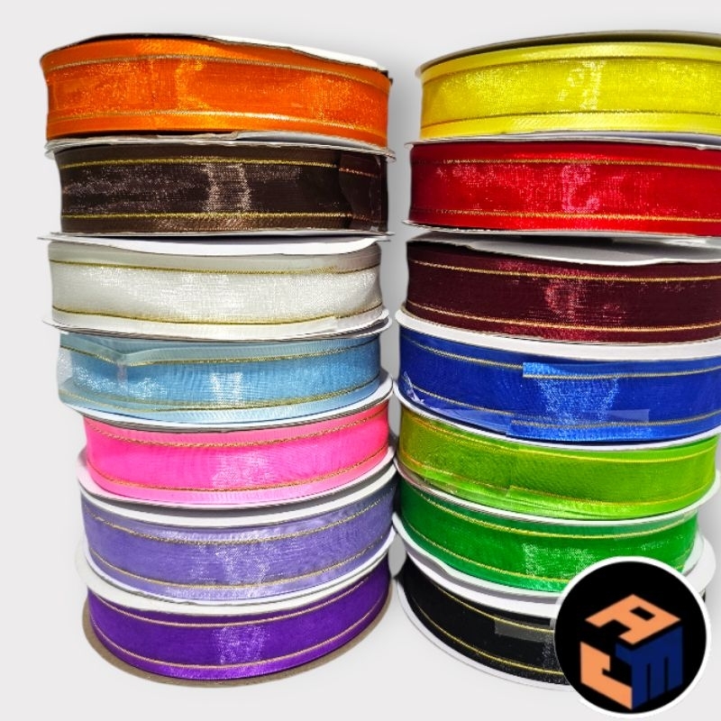 Parrot Organza Ribbon with Lining 33 Yards | Shopee Philippines