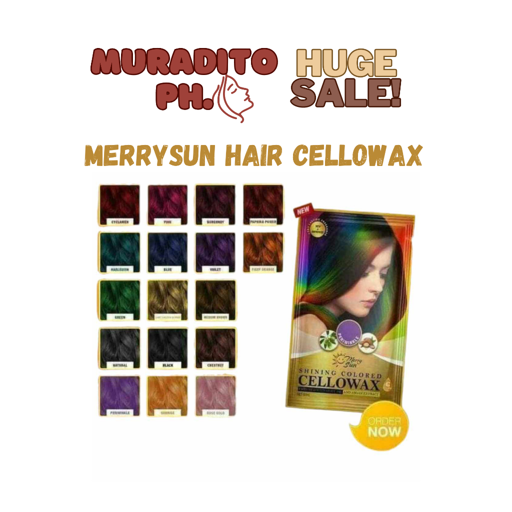 MERRYSUN Cellowax | 60ml | Shinning Colored CELLOWAX | HAIR COLOR ...