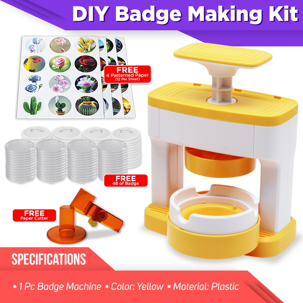 DIY Badge Making Machine Kit Machine | Shopee Philippines