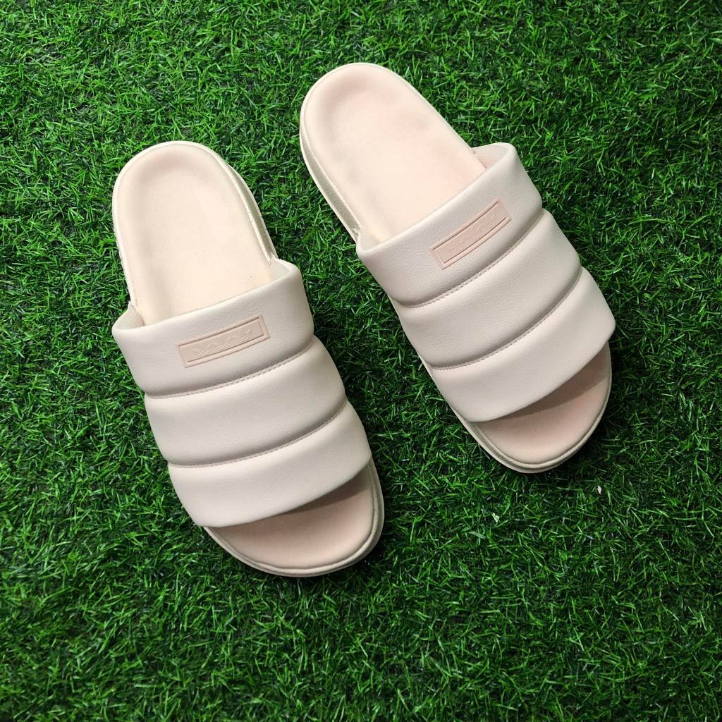 ORIGINAL ADl ADILETTE ESSENTIALS SLIDES WONDER QUARTZ WOMEN | HQ8772 ...