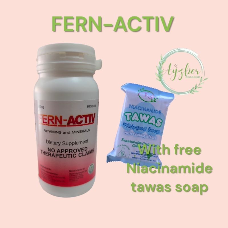 FERN ACTIV MULTIVITAMINS AND MINERALS AUTHENTIC | Shopee Philippines