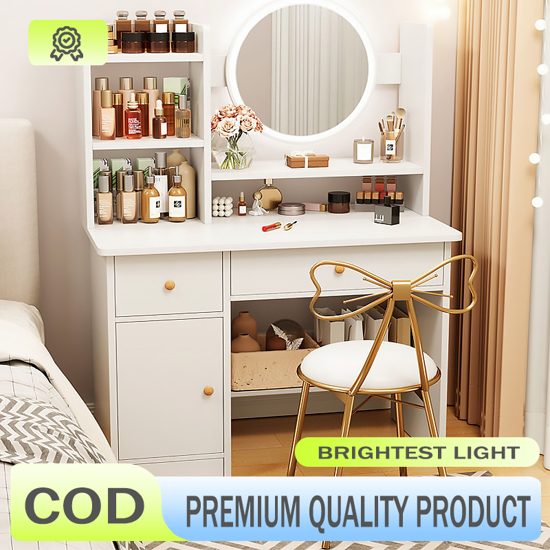 Bedroom dressing table with drawers (no chair) Small makeup counter and ...