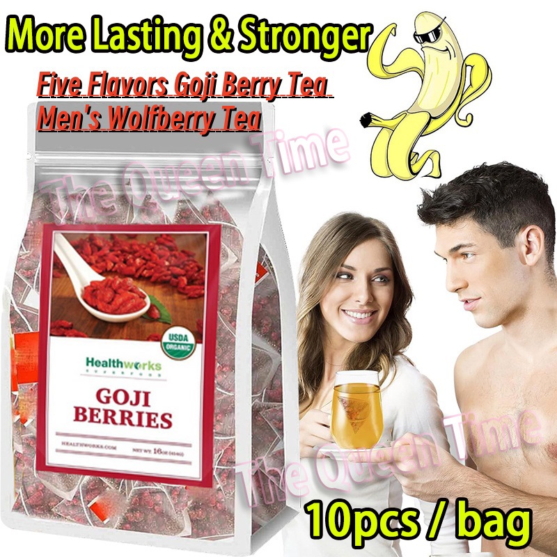 Five Flavors Goji Berry Tea Men's Wolfberry Herbal Tea Enhance Liver ...