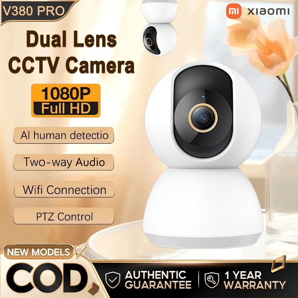 BUY 1 TAKE 1 V380 Pro CCTV Camera No Wifi Needed 2K HD Smart Night ...