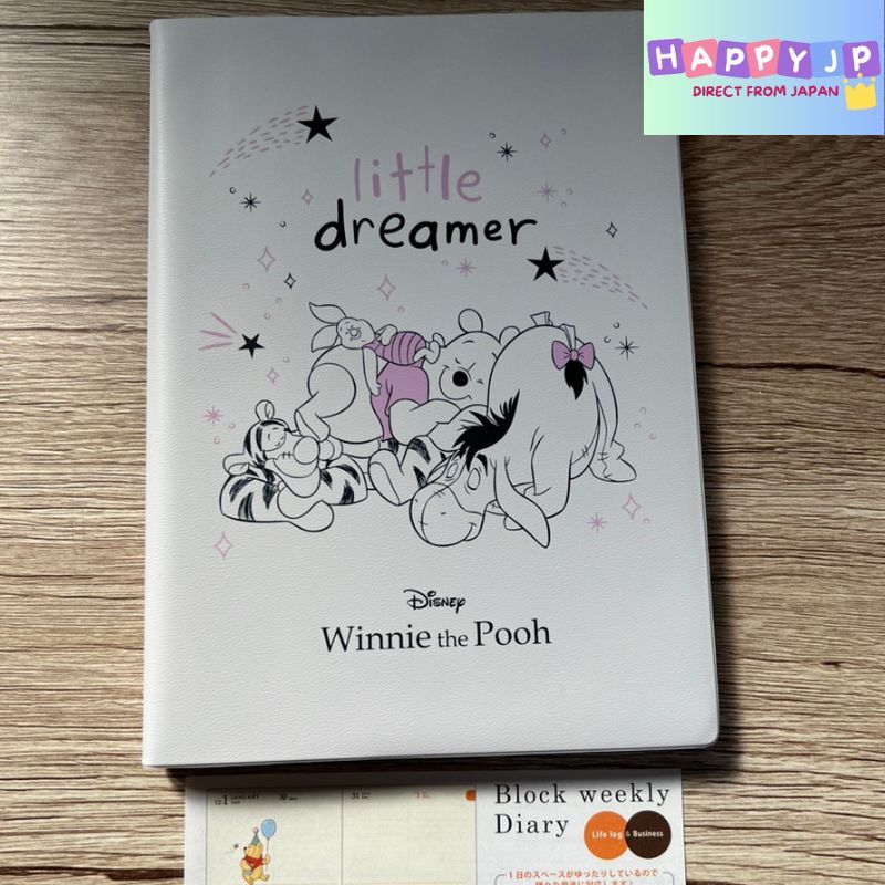 2025 Schedule Book Winnie the Pooh B6 Block Weekly Diary Sleepy Shopee Philippines