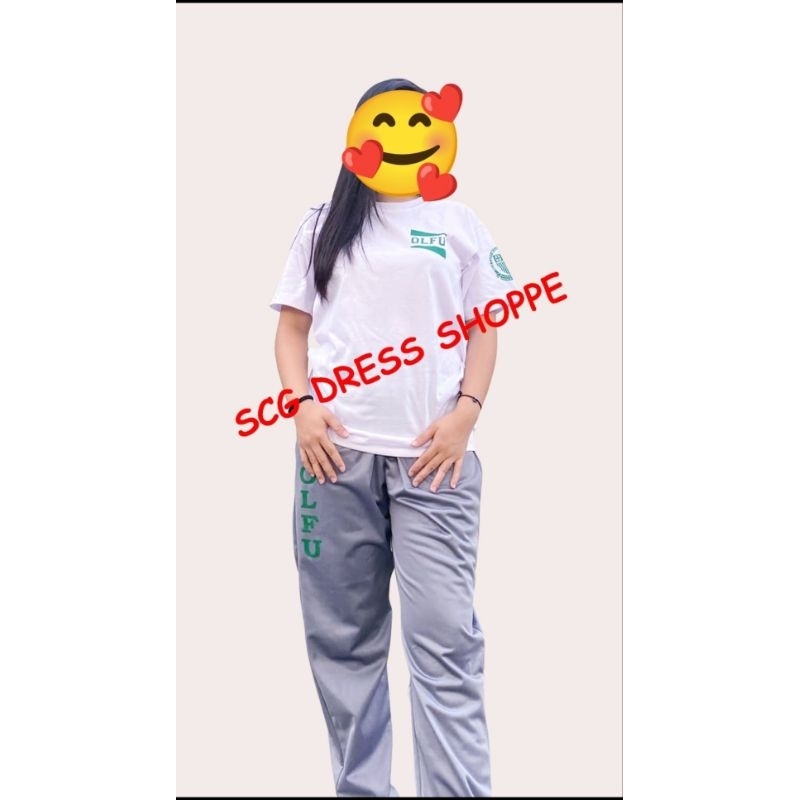 OLFU NEW P.E UNIFORM BY SCG DRESS SHOP | Shopee Philippines