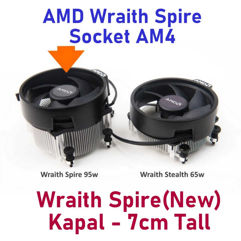 AMD Wraith Stealth AM4 AM3 AM2 FM2 FM1 Socket CPU Cooler| Heatsink
