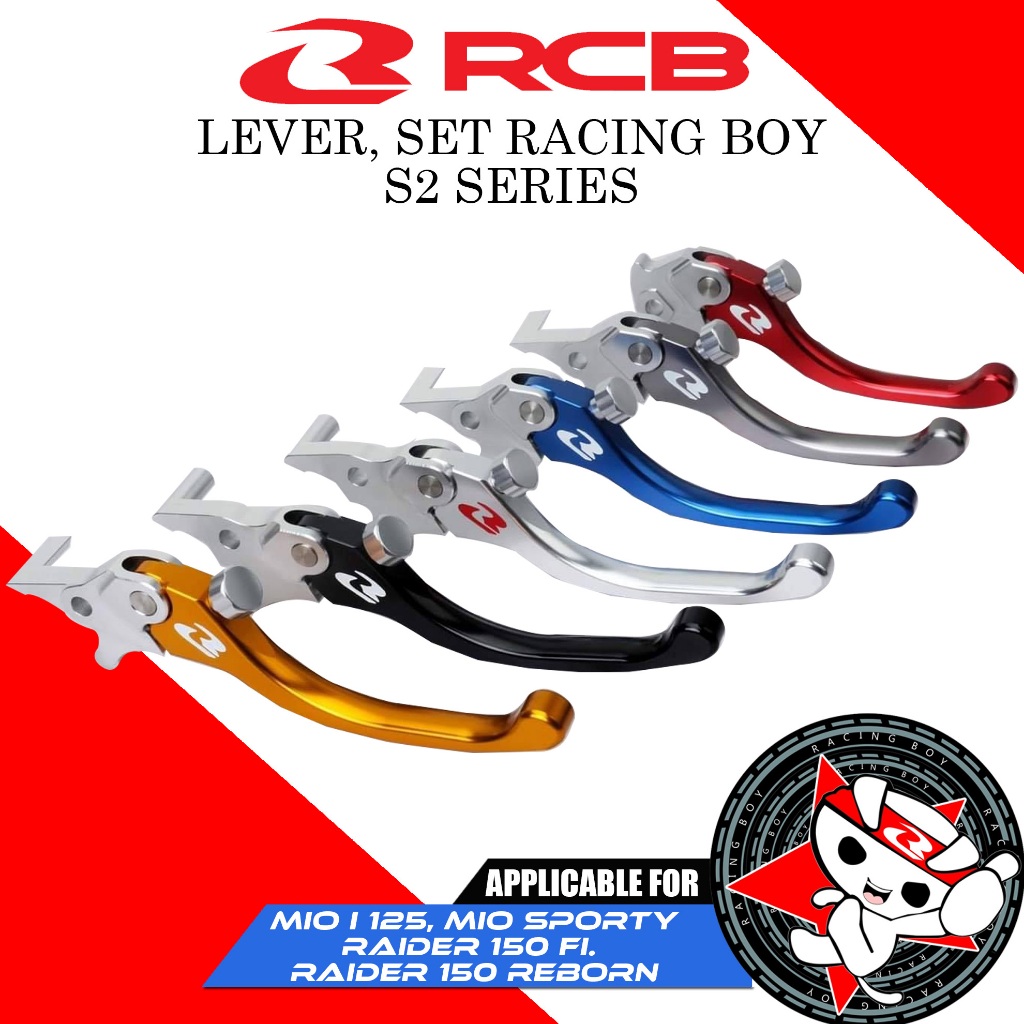 100% ORIGINAL RACING BOY LEVER SET ( S2 SERIES ) FOR MIO SPORTY,MIO I ...