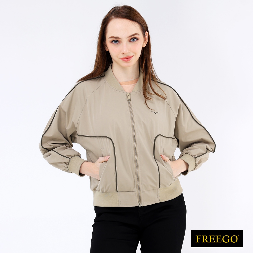 Freego Ladies Bomber Jacket APT10-0039 | Shopee Philippines
