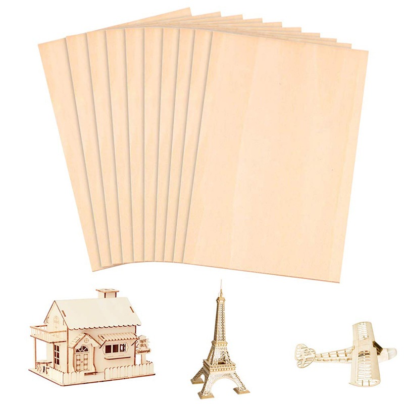 Model Balsa Wood Sheet Wooden Plate Crafts Model | Shopee Philippines