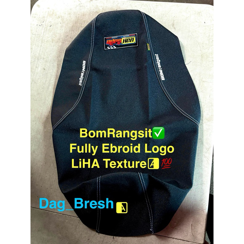 BOMRangsiT! Seat cover legit Embroided logo tahi w/tiketa all