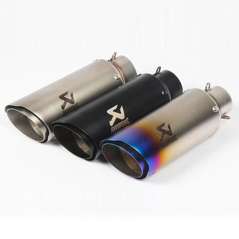 Motorcycle Exhaust Pipe Muffler Inlet 51mm Akrapovic Exhaust Mufflers ...