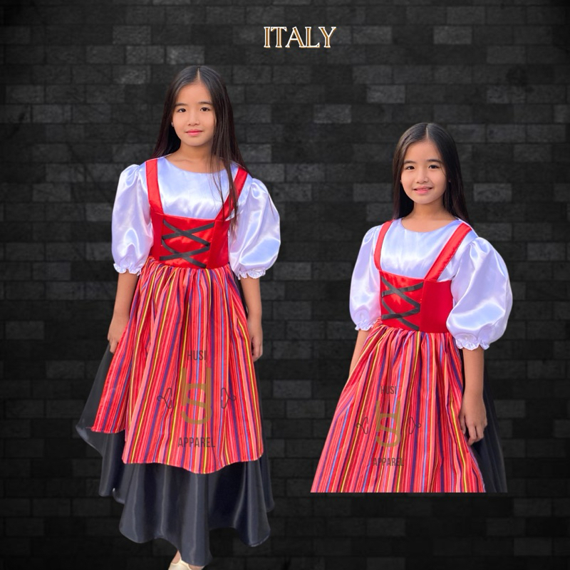 HUSI UN Costume for Girls ITALY Shopee Philippines