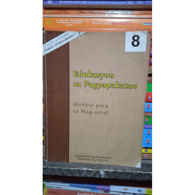 Edukasyon Sa Pagpapakatao Modyul Para Sa Mag Aaral 8 Used Shopee Philippines 0567