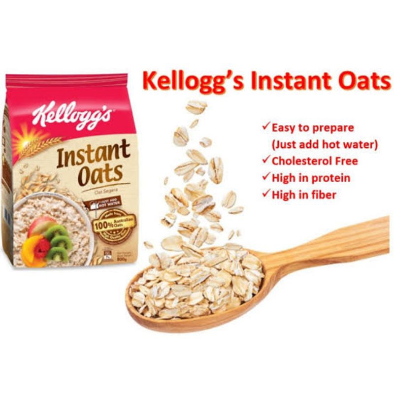 KELLOGG'S INSTANT OATS 800g Shopee Philippines