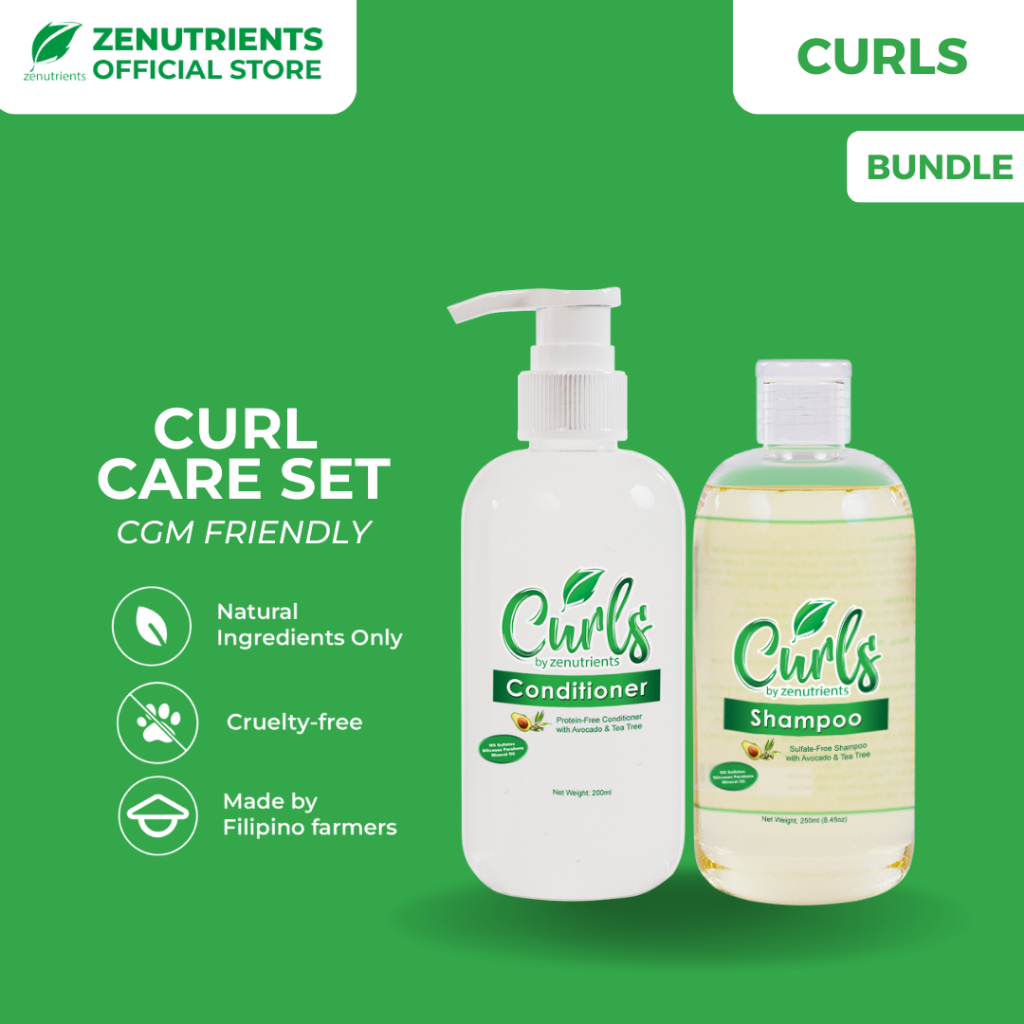 Curls by Zenutrients Curl Care Set (CGM Approved) | Shopee Philippines