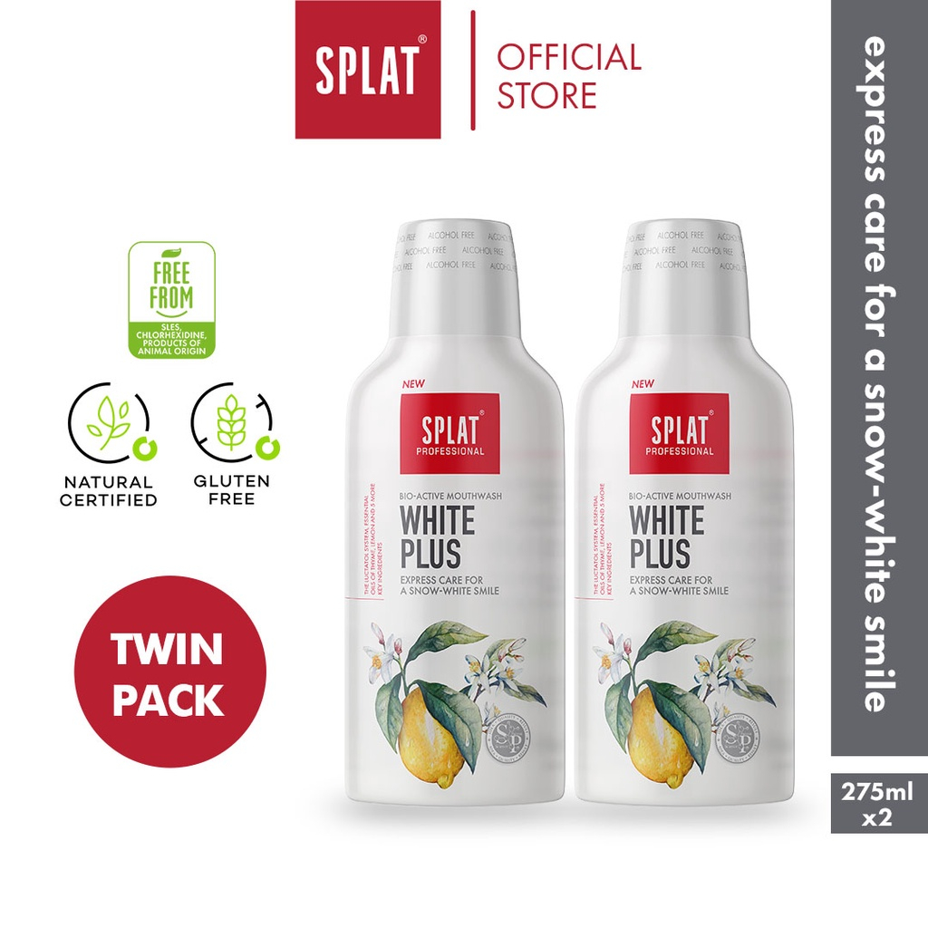 Splat Professional Mouthwash White Plus | Shopee Philippines