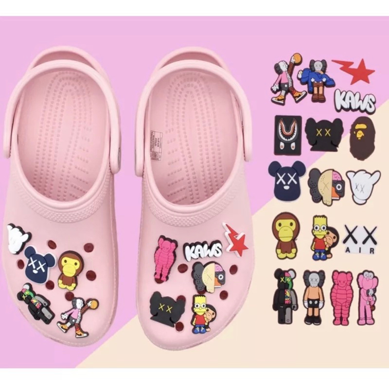 Kaws Jibbitz Crocs Pins for shoes bags High quality cod Shopee