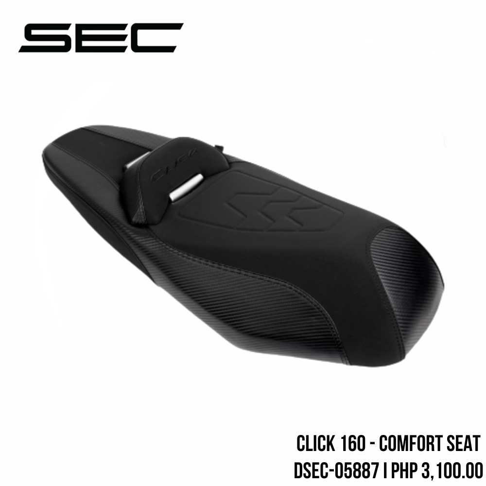 SEC Click 160 Comfort Seat DSEC-05887 | Shopee Philippines