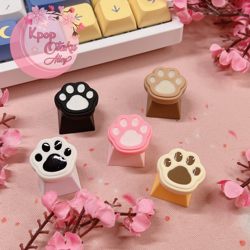 Flat Paw Collection Artisan Keycaps | Kpop Otaku Alley Keycaps | Shopee ...