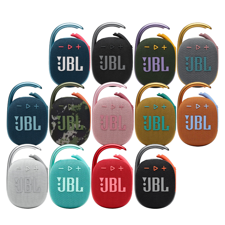 JBL Clip 4 Portable Speaker With Bluetooth Built-In Battery Waterproof ...