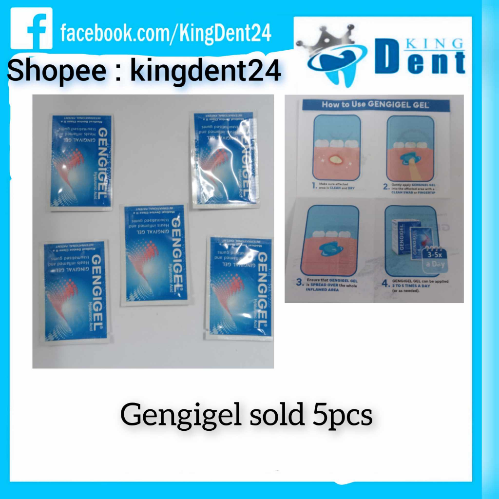 gengigel gingival gel heals inflamed and traumatised gums Shopee