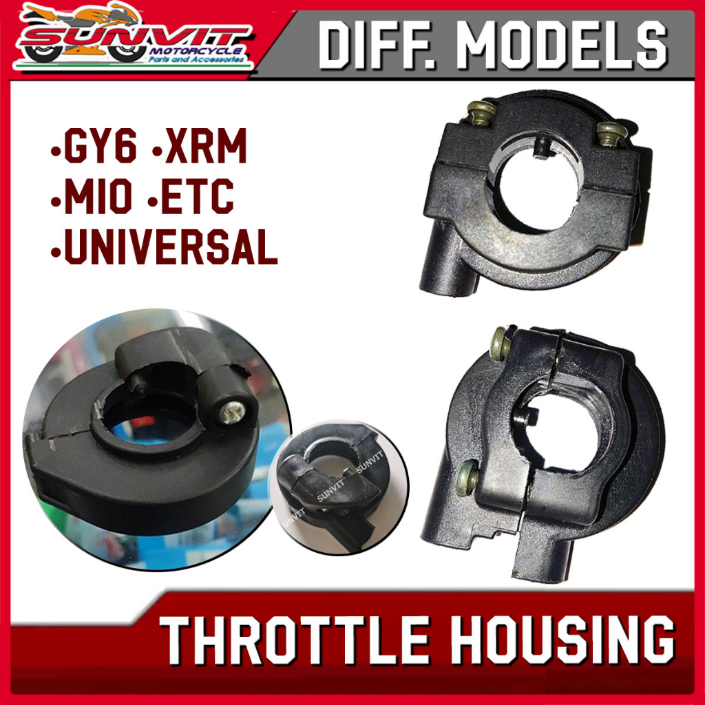 MOTORCYCLE THROTTLE HOUSING UNIVERSAL , XRM , GY6 MIO Shopee Philippines