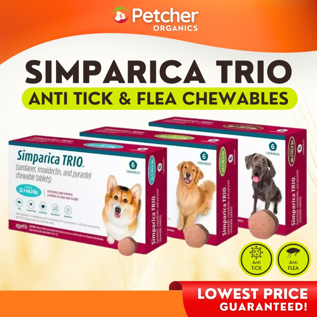 3 in 1 flea tick 2024 and heartworm