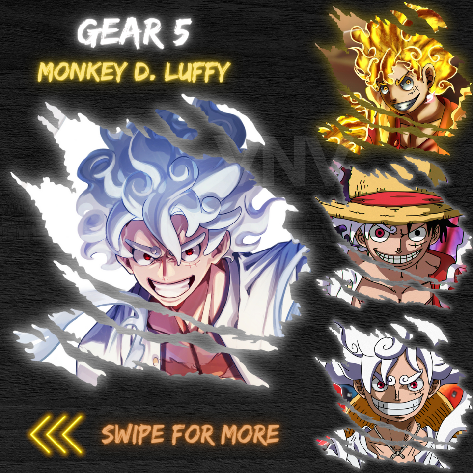 GEAR 5 LUFFY SCRATCH STICKER Vinyl Sticker One Piece | Shopee Philippines