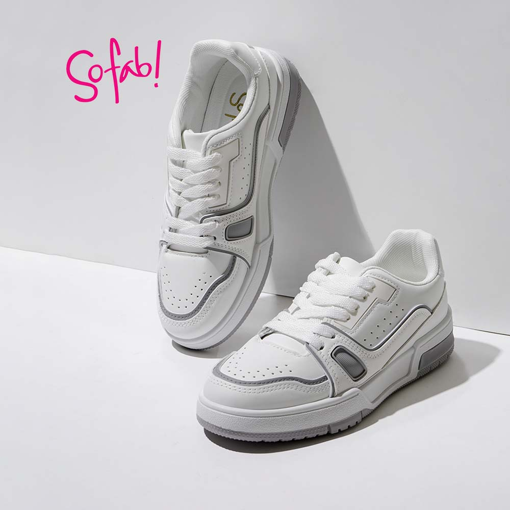 Sofab! Zander Lace-Up Sneakers | Shopee Philippines