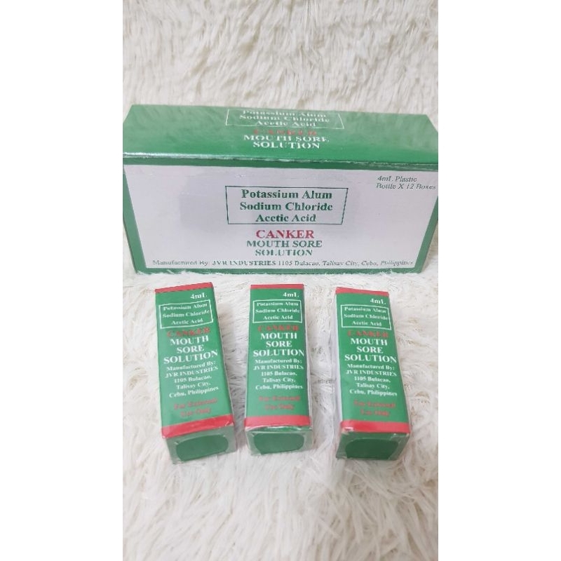 1PC Canker Mouth Sore Treatment Solution Gamot sa Singaw 4ml Shopee