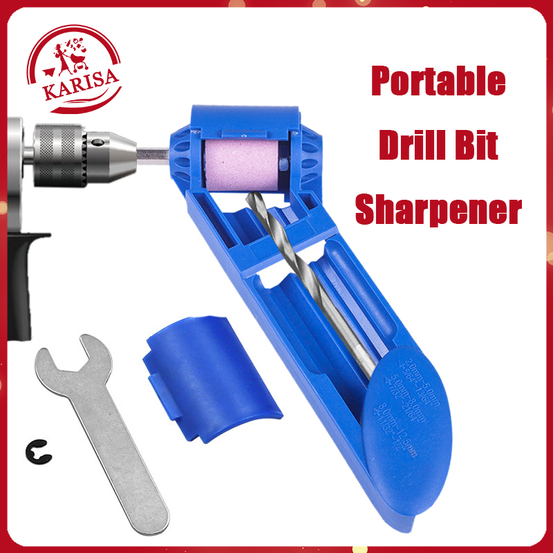 Portable Drill Bit Sharpener Corundum Grinding Wheel Drill And Grinder ...