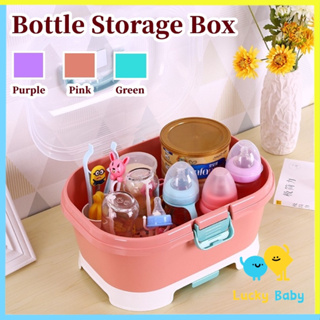 Feeding-bottle Storage Cabinet For Baby, Large Capacity Baby Cutlery Storage  Box, Water Cup, Bowl, And Chopsticks Storage Rack, Dustproof Storage Box  With Lid, Organizer Supplies Art & Craft Supplies - Temu Netherlands