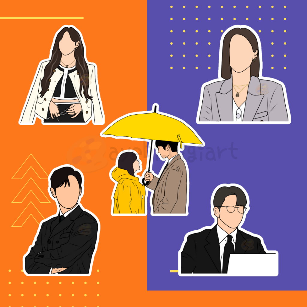 Kdrama Business Proposal Sticker Pack Kang Tae Moo Shin Ha Ri Cha Sung Hoon Jin Young Seo 8883