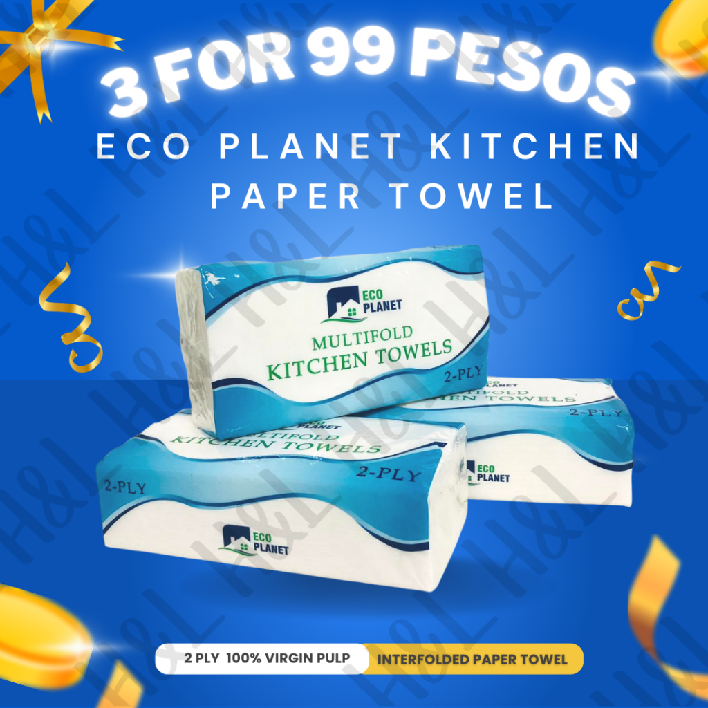 3 Packs for 99 Kitchen Paper Towel for Drying Hand Draining Oil from