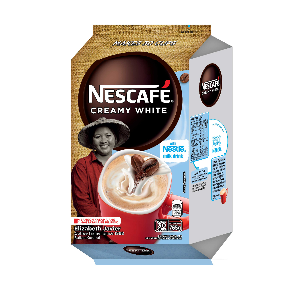Product image Nescafe Creamy White 3-in-1 Coffee Tipid Pack 25.5g - Pack of 30 Sachets: