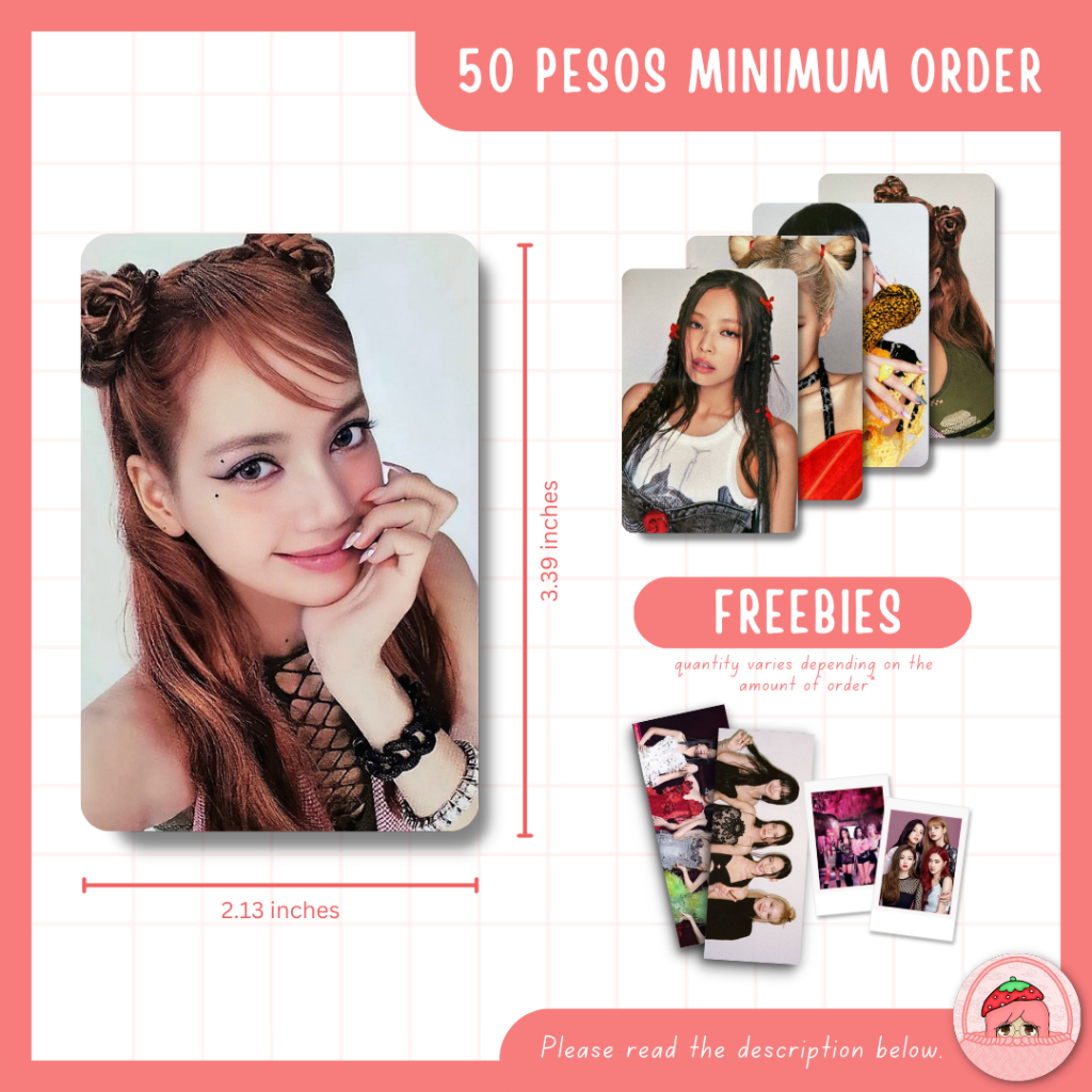 Blackpink Bornpink Merch Toploader Kit Pc Photocard Unofficial