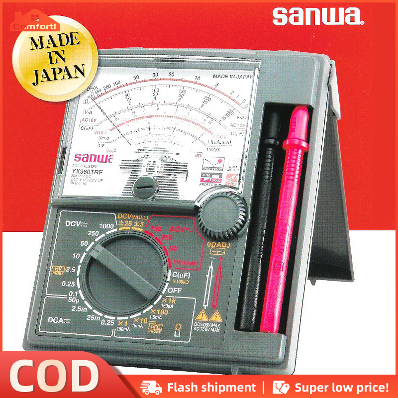 Sanwa YX360TRD Analog MultiTester MultiMeter Made in JAPAN Analogue